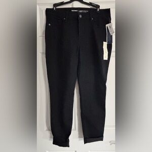 Old Navy Black Curvy Mid-Rise Pants Size 8 NWT